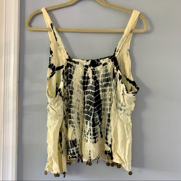 Earthbound trading co. Tie dye coin top - Picture 2 of 7